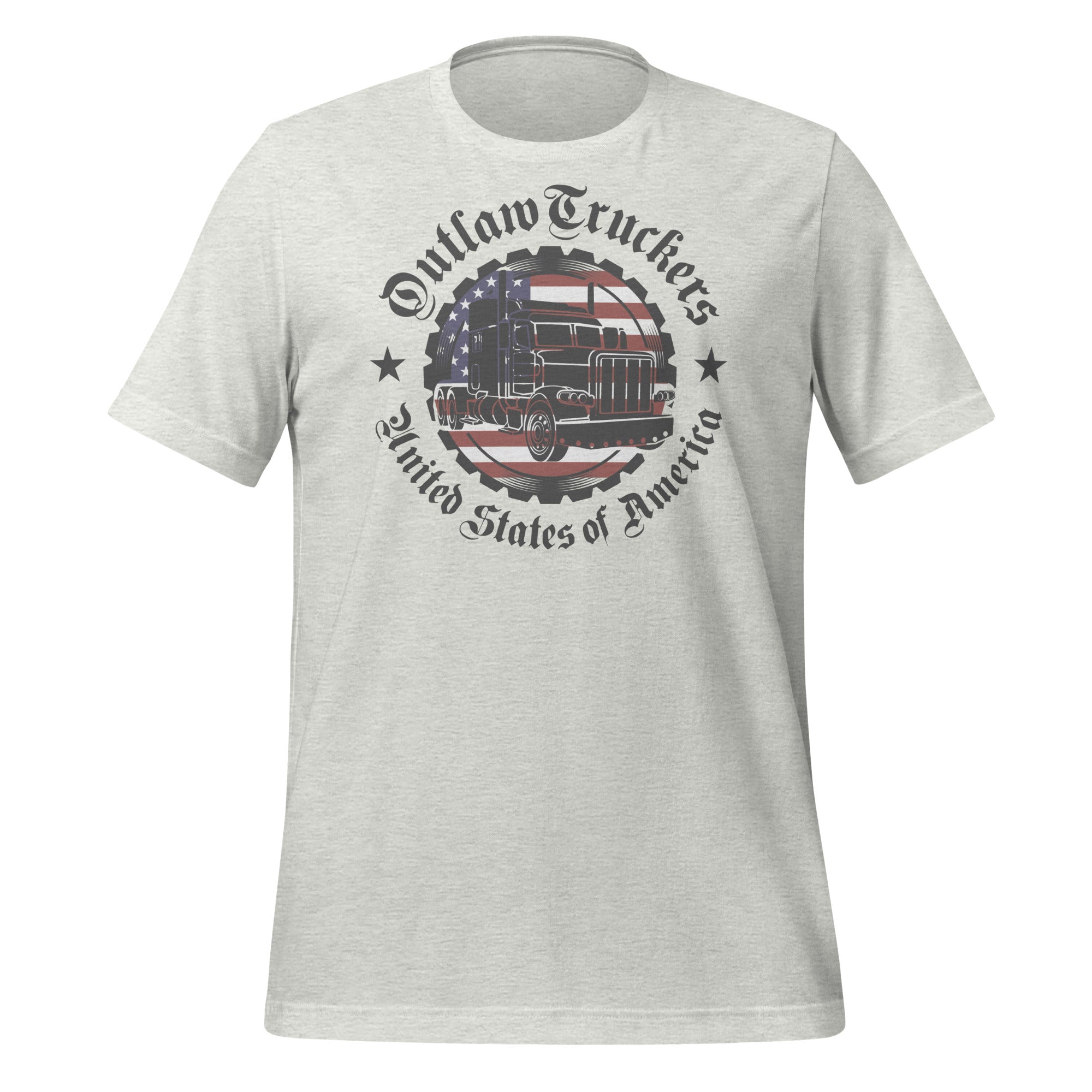 Unisex T-Shirt Ash "Outlaw Truckers USA"