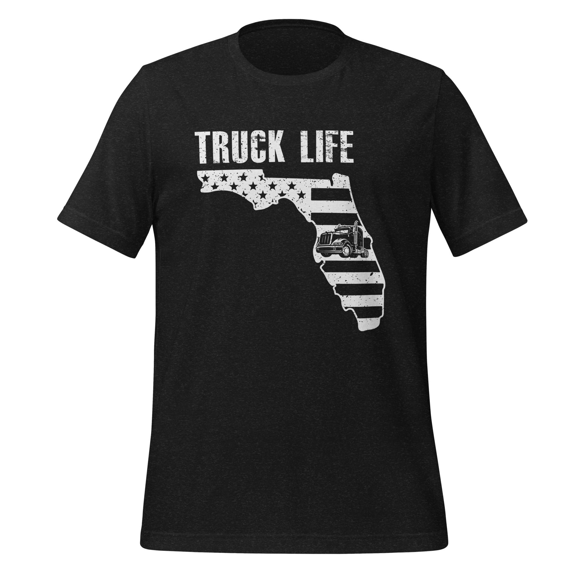 U.S. "Truck Life Florida" - Unisex T-Shirt Schwarz